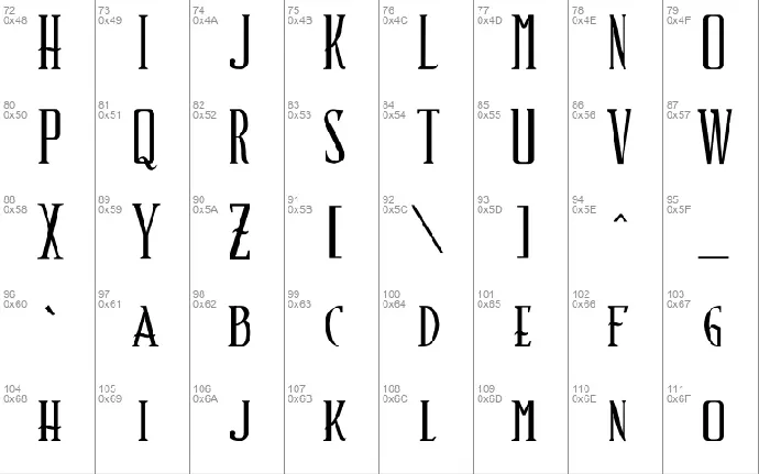 Schindlerâ€™s Font