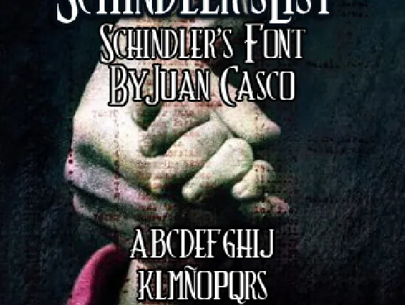 Schindlerâ€™s Font