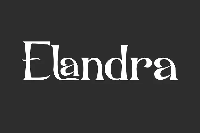 Elandra font