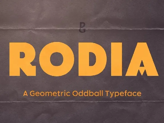 Rodia font