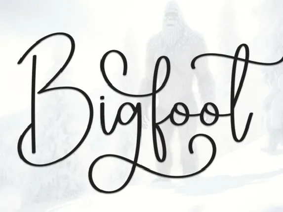 Bigfoot Script font