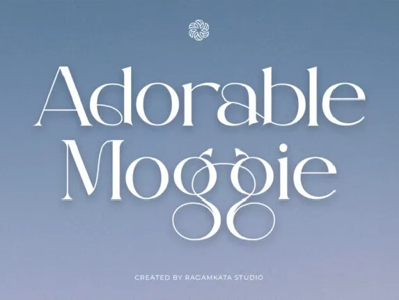 Adorable Moggie font