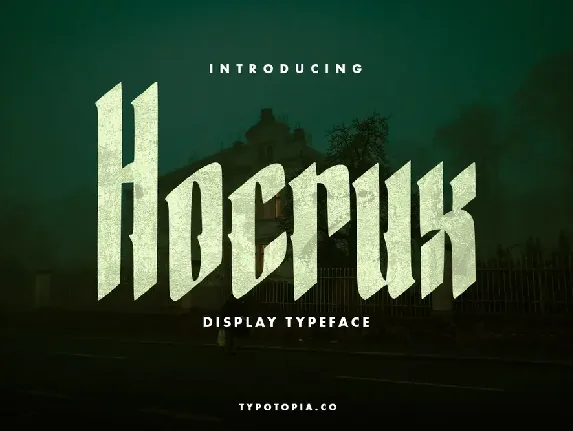 Hocrux font