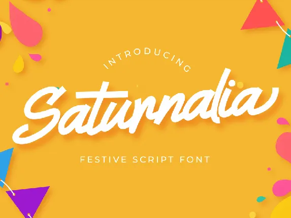 Saturnalia font