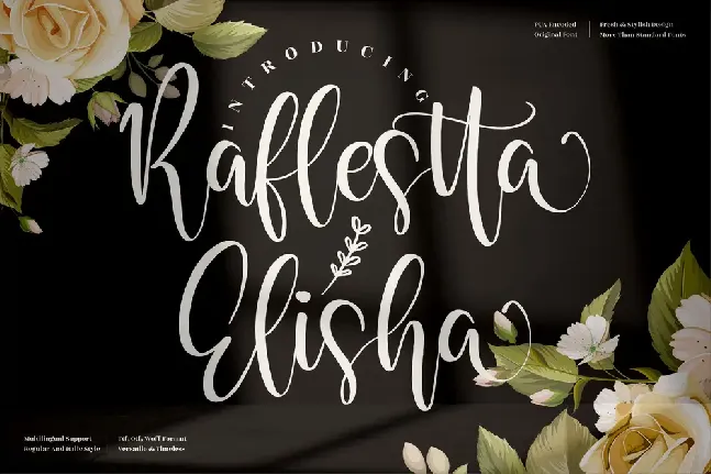 Raflestta Elisha font