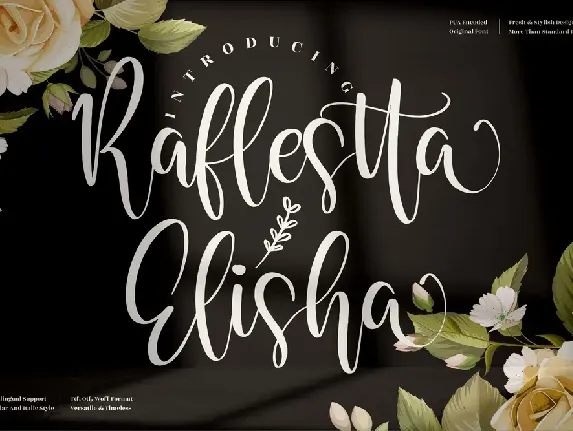 Raflestta Elisha font