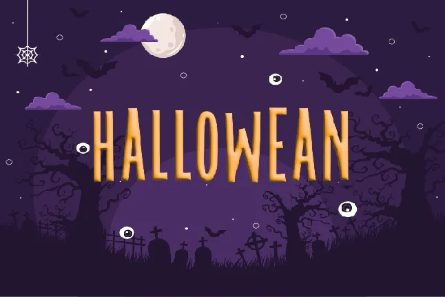 Hallowean font