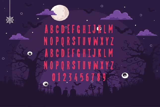 Hallowean font