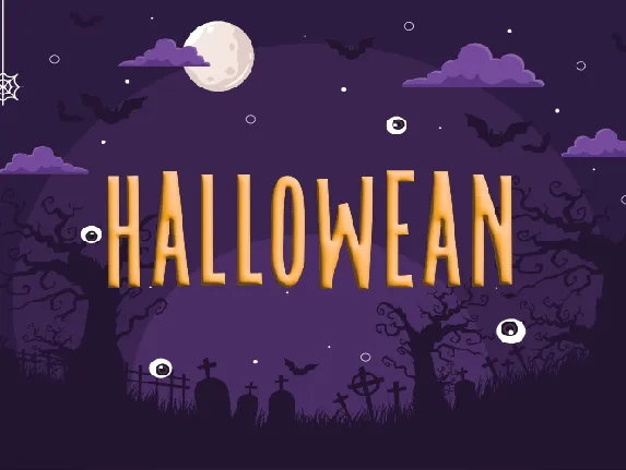 Hallowean font