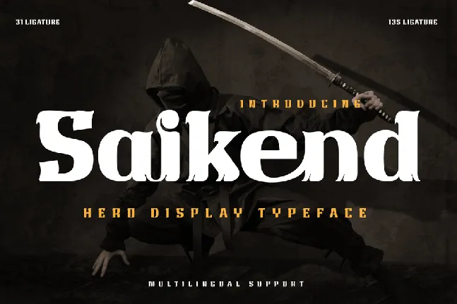 Saikend Trial font