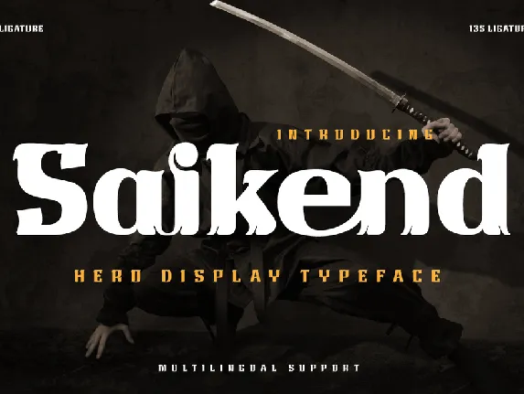 Saikend Trial font