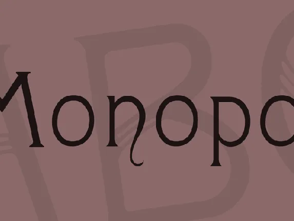 Monopol font