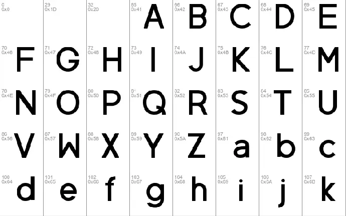 Neovix Basic font