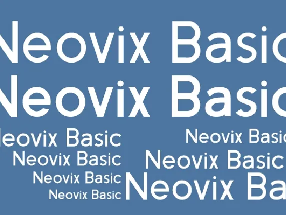 Neovix Basic font