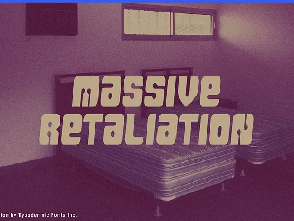 Massive Retaliation font