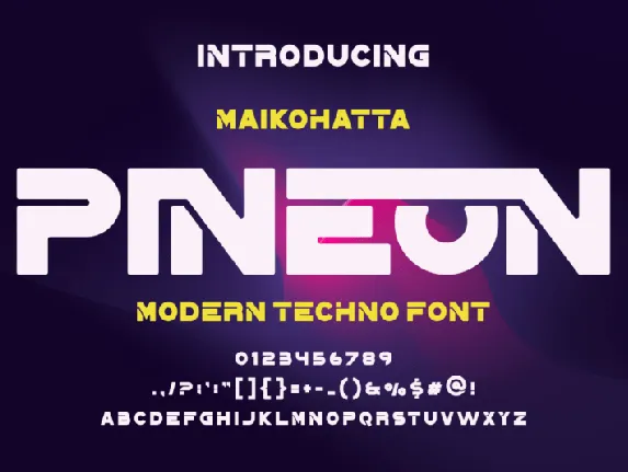 Pineon font