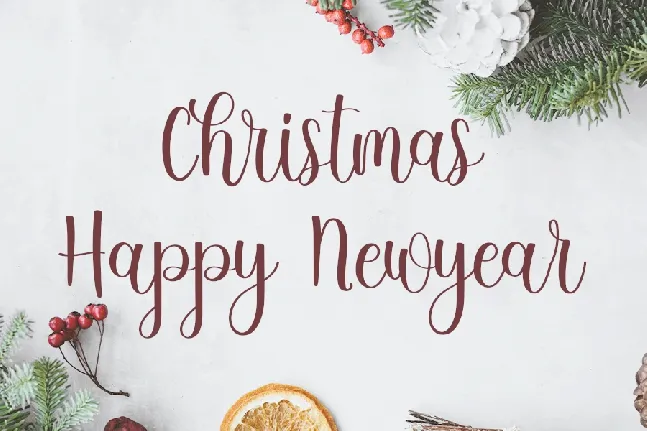 Christmas Script Typeface font