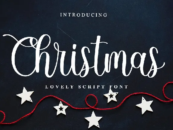 Christmas Script Typeface font