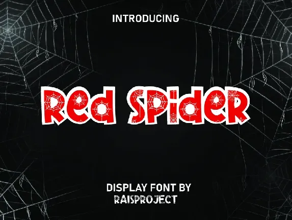 Red Spider font