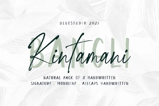 Bangli Kintamani font