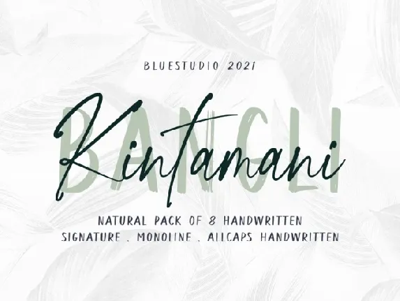 Bangli Kintamani font