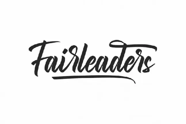 Fairleaders Brush font