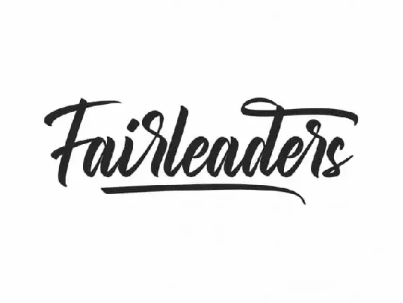 Fairleaders Brush font