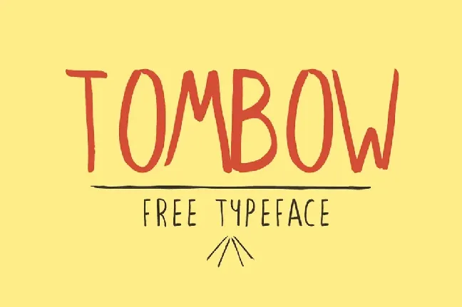 Tombow font