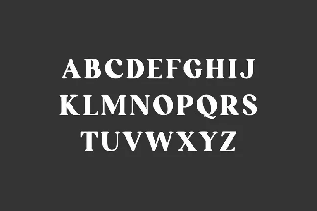 Lengthwise font