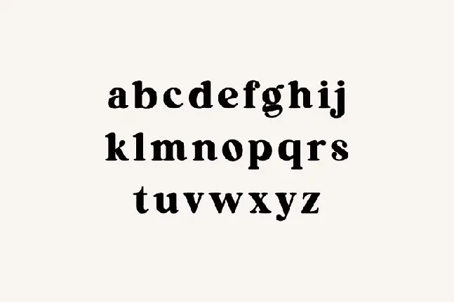 Lengthwise font