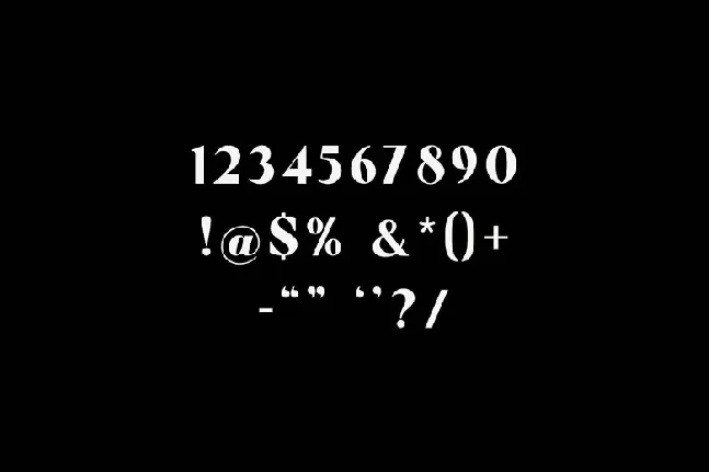 Lengthwise font