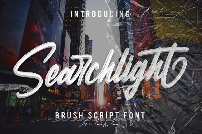 Searchlight font