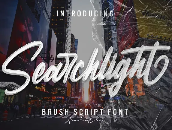 Searchlight font