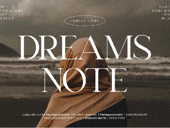 Dreams Note font