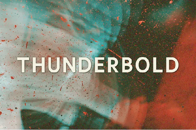 Thunderbold font