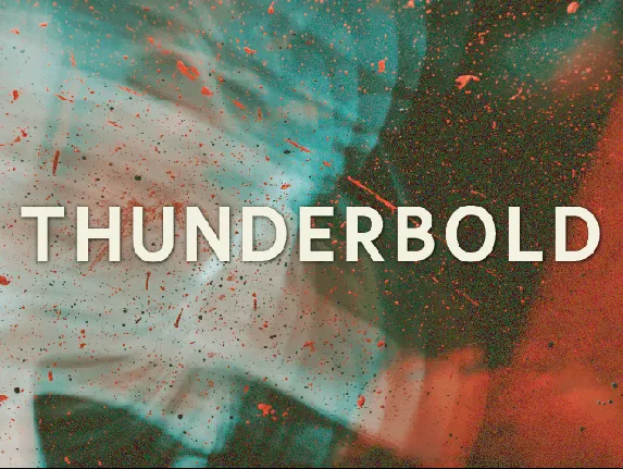 Thunderbold font