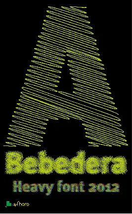 A Bebedera font