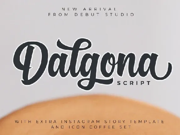 Dalgona Script font