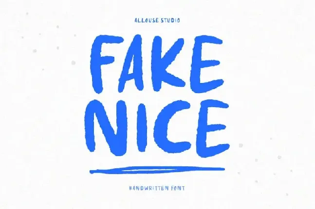 Fake Nice Display font