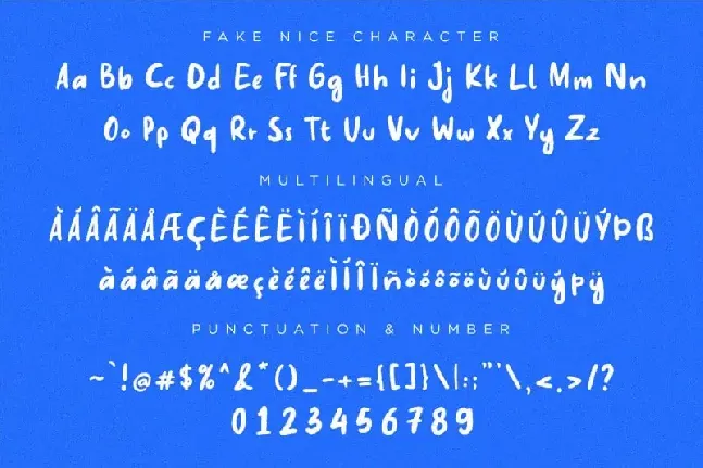 Fake Nice Display font