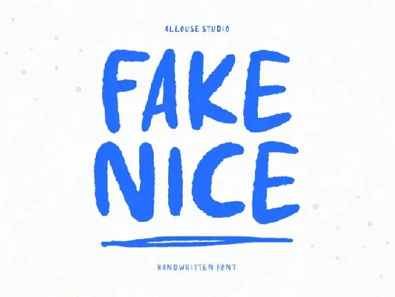 Fake Nice Display font