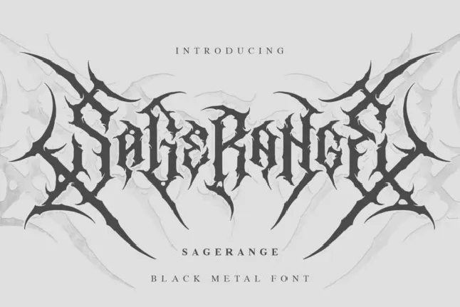 Sagerange font