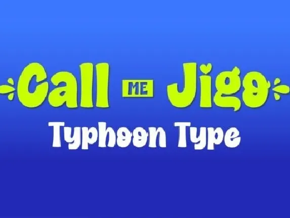 Call Me Jigo font