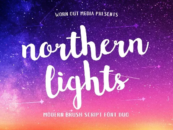 Northern Lights Free font