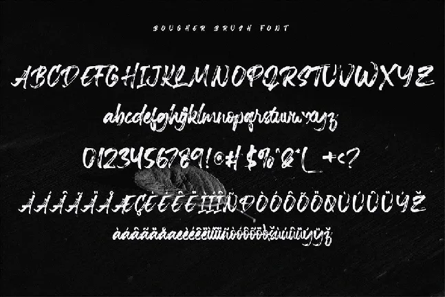 Bougher font