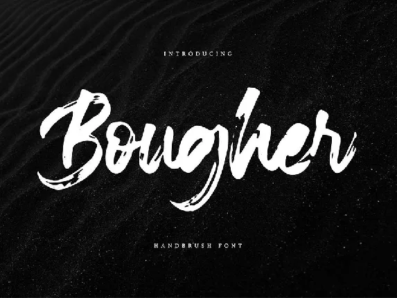 Bougher font