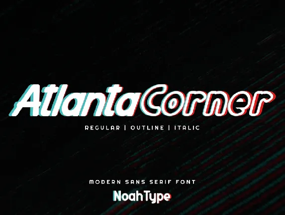 Atlanta Corner Demo font