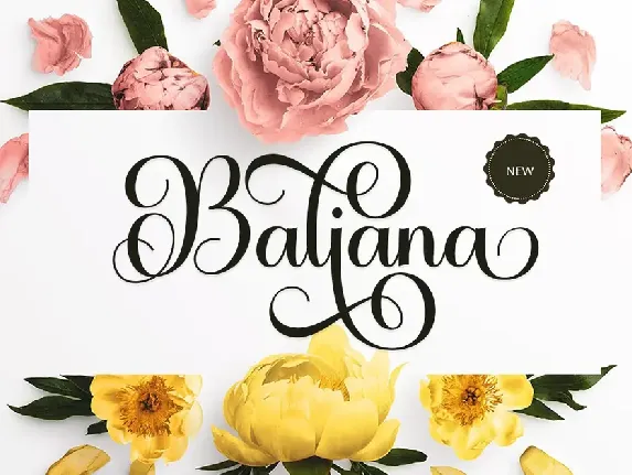 Baliana font