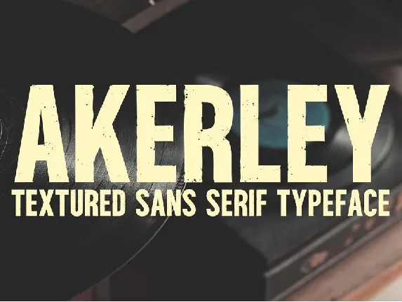 Akerley font