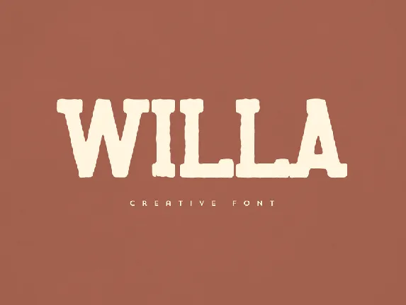 Willa font